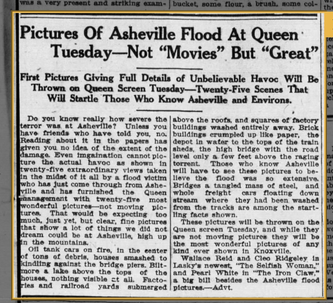 Edward_767's tweet photo. @luckytran From 1916. One of 247 references to "Asheville flood" between 1900-1947. Not impressed by your attempt at being a #ClimateAlarmist
#ClimateHoax https://t.co/XyeunjYGvy