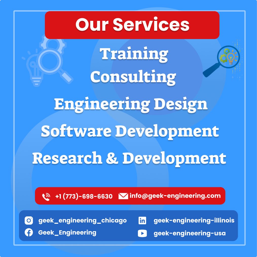 geek_eng_il's tweet image. 🌟 Geek Engineering Services 🌟

🔧 Engineering Services:
💻 Software Development:
📚 Handons Training Programs:
📝 Consulting Services:
🔬 Research &amp;amp; Design:
#EngineeringExcellence #ElectricalControl #Automation #ProcessInstrumentation #EngineeringSolutions #TechInnovation