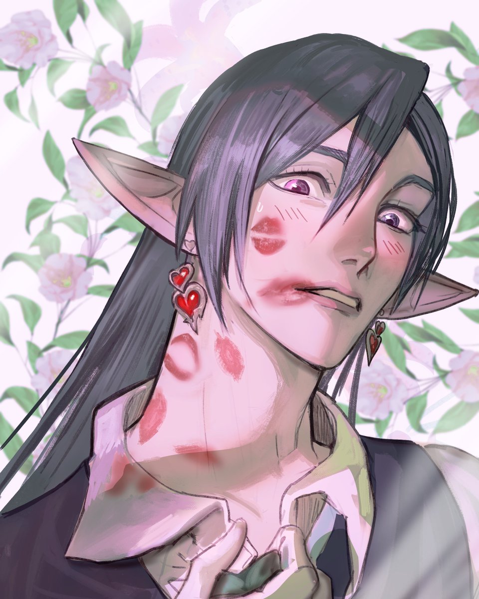 Elezen necks are the perfect canvas 😆😅