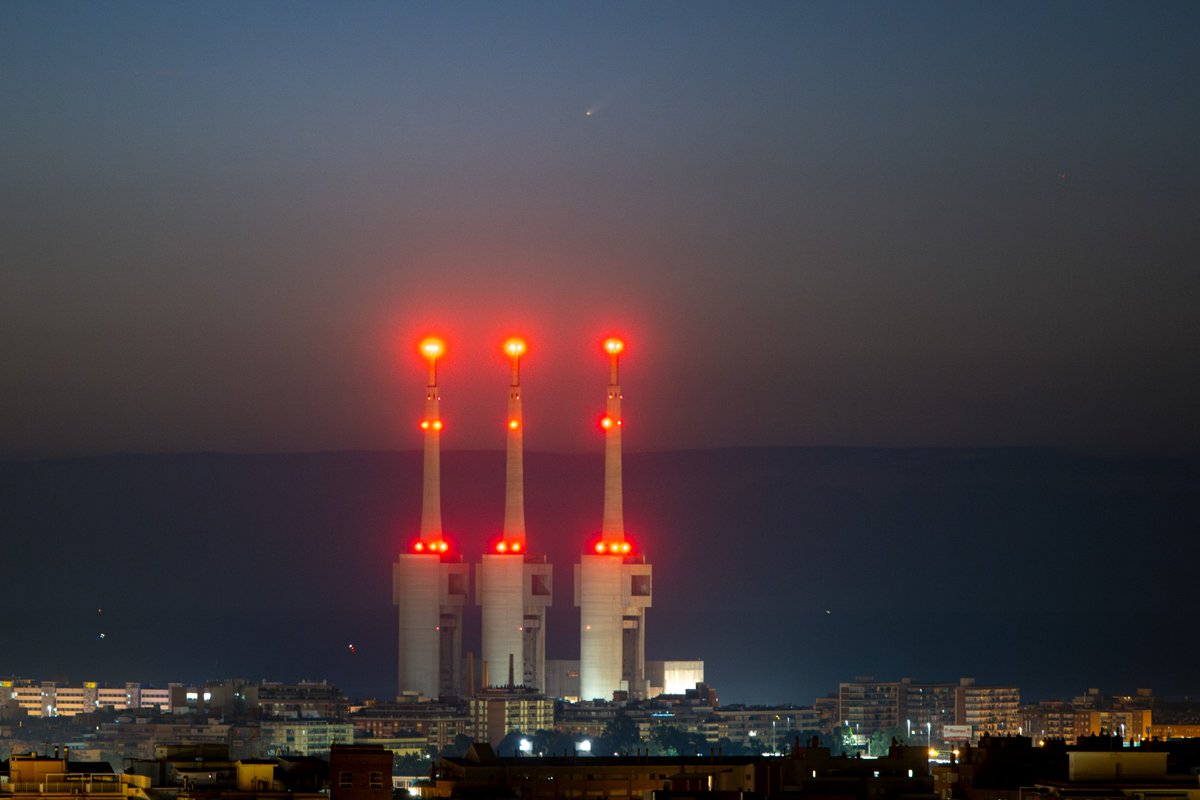 El cometa C/2023 A3 (Tsuchinshan-ATLAS) desde Barcelona