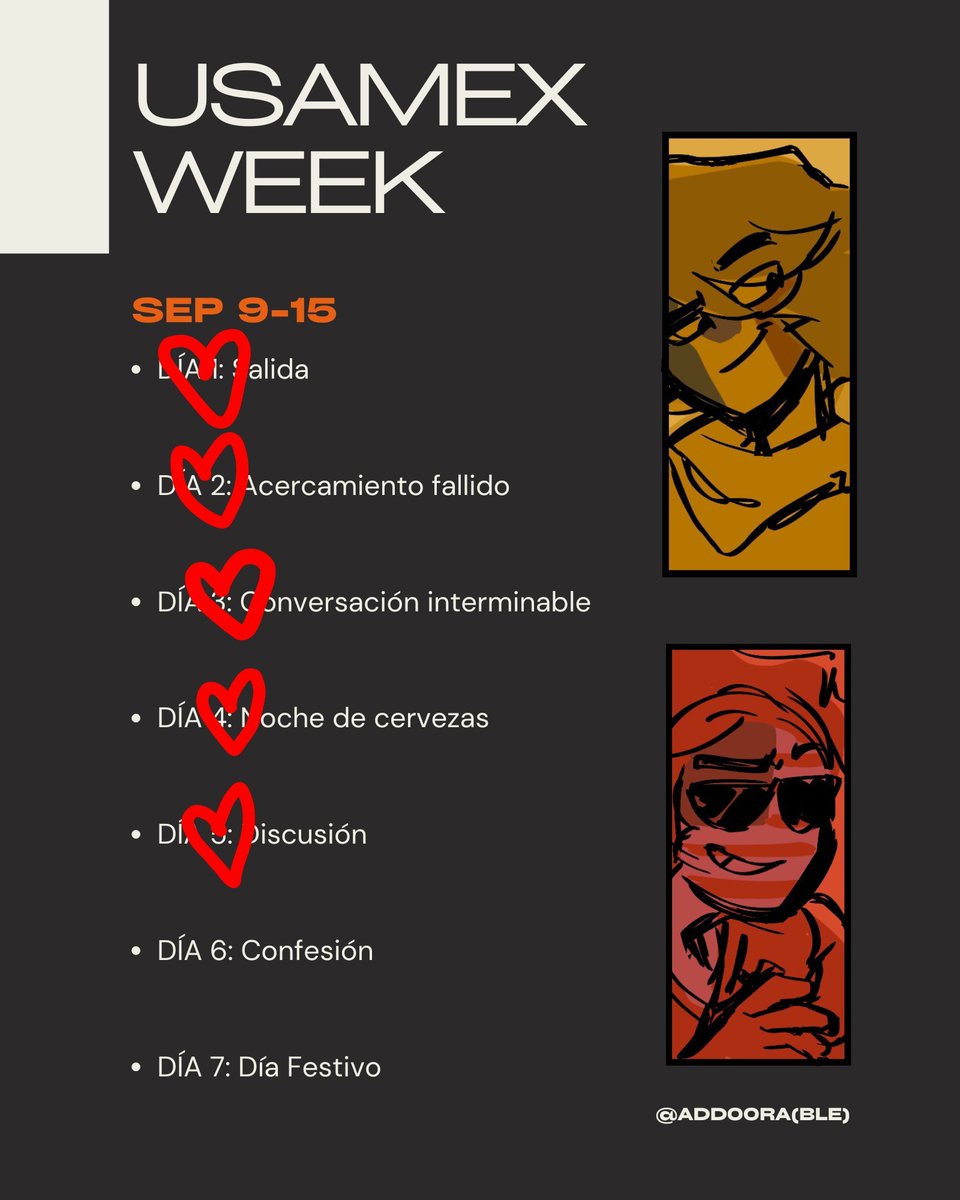 factic76's tweet photo. Día #5
Discusión
(Parte 1 y 2/4)
#USAMexWEEK #countryhumans
@add00rable https://t.co/l6lUWdUtFm