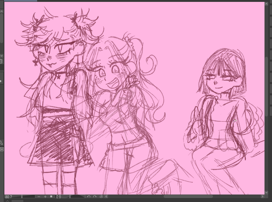 cachikawa's tweet photo. @bpdkashiki also i wanted to say im sorry i ended up not including sua in the bg;;;;; this month has been hectic for me and i wanted to focus on mizi and till since theyre the focus of the prompt,,,

tho heres a sketch including her as a bonus ;w; https://t.co/hjpmt1mYSA