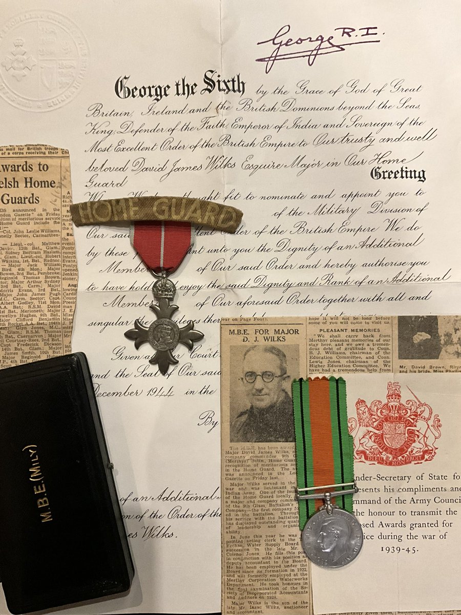 A superb rare WWII MBE Medal Group to a Major in the Home Guard . Less than 400 MBE’s were awarded to the Home Guard in WWII . 
Available at the Thetford Militaria Fair on Sunday 6th October 2024 . 
#mbe #homefront #homeguard #arp