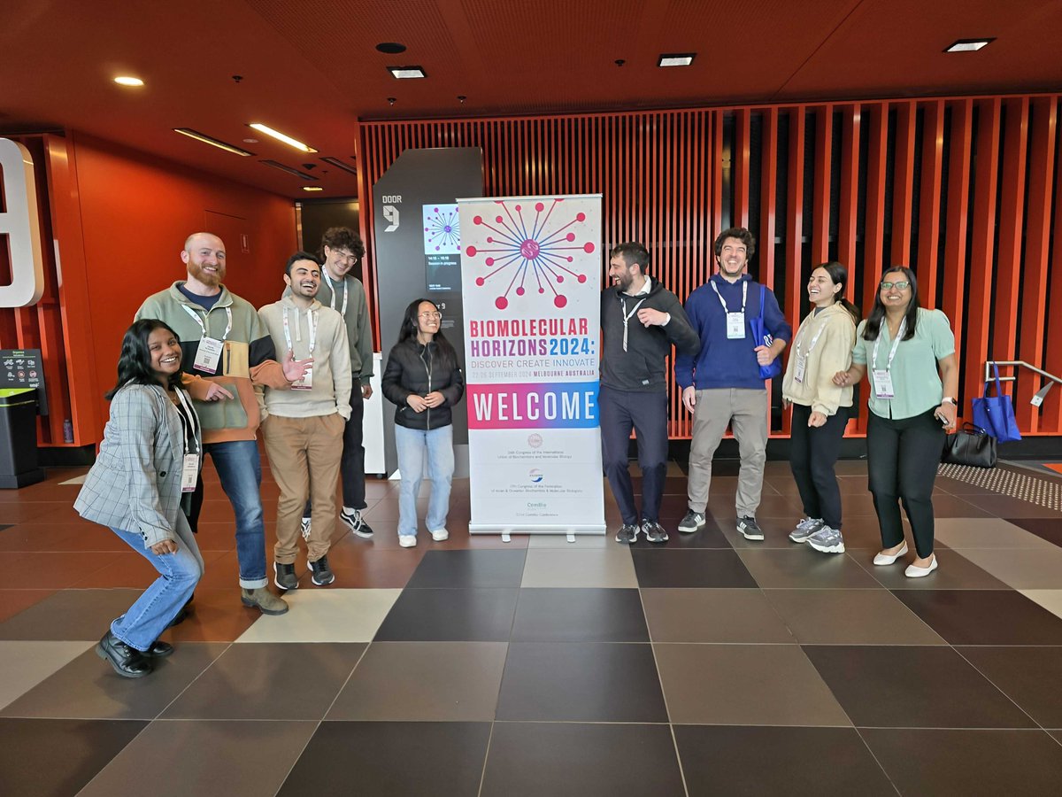 JacobScadden's tweet image. Last week the Baker Lab (@UNSWBABS) made the drive down to Melbourne to attend the @bmh2024Melb. A week full of science, networking and entertainment! Thanks to all those who came to my poster to find out more about the bacterial flagellar filament and made the conference a joy!