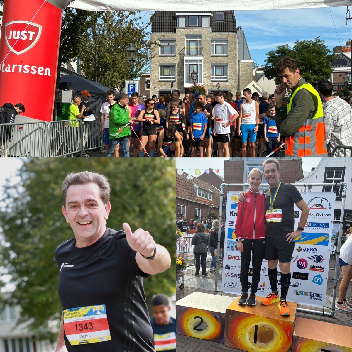 Gisteren weer samen met mijn nichtje Roos de 5 kilometer van de <a href="/GeuzenloopZmeer/">GeuzenloopZoetermeer</a> gelopen. Prachtig weer en een geweldige sfeer☀️ dank aan de de geweldige organisatie en alle vrijwilligers💪 het was top! Op naar volgend jaar🏃‍♂️
En dank aan <a href="/joselve/">Jos Elve Fotografie</a> voor de foto’s📷