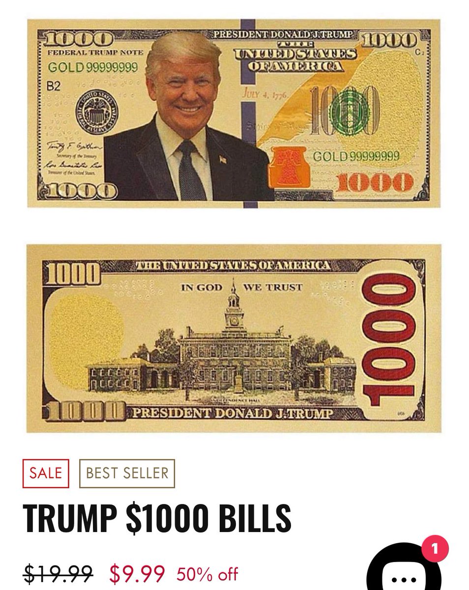 rodney_berry's tweet photo. 1000 dollar bill for 9.99 is a really good deal https://t.co/l5ucGujQJG