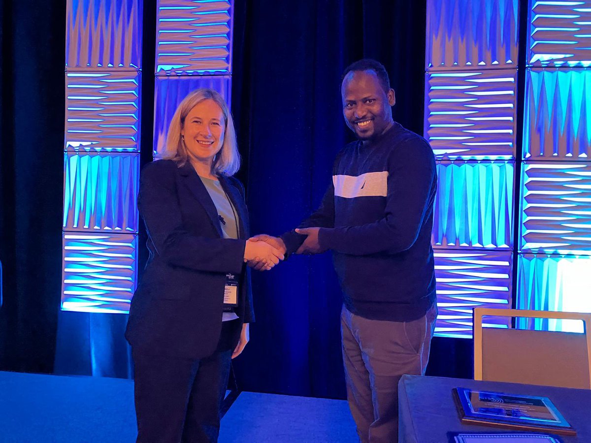 Honored to receive the ‘Underrepresented Scholar Award’ from ISTSS President, Prof. Angela Nickerson. This inspires me to continue pushing forward trauma studies and clinical practice in Ethiopia.
#ISTSS2024 #Boston #TraumaStudies #MentalHealth