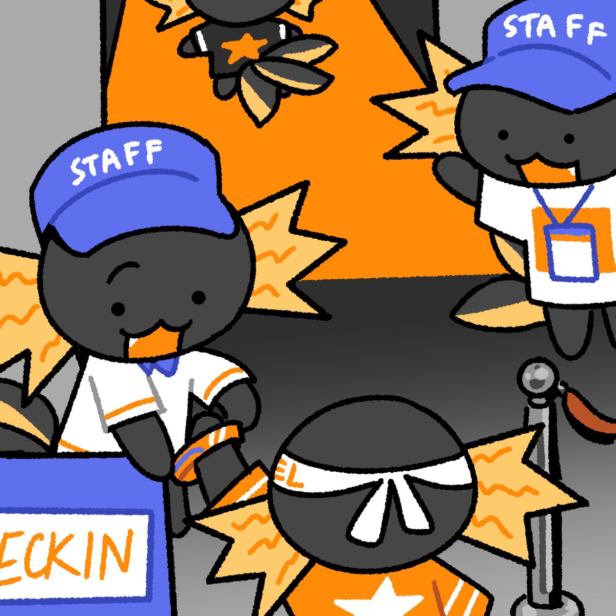 Oh? What are these axelotls doing? Looks like the event is slowly drawing near. Don't forget to participate by leaving a message on the guestbook! 
discord.gg/CQCR2Q9get

#Whysosyrios #ArtXel #Axelotls