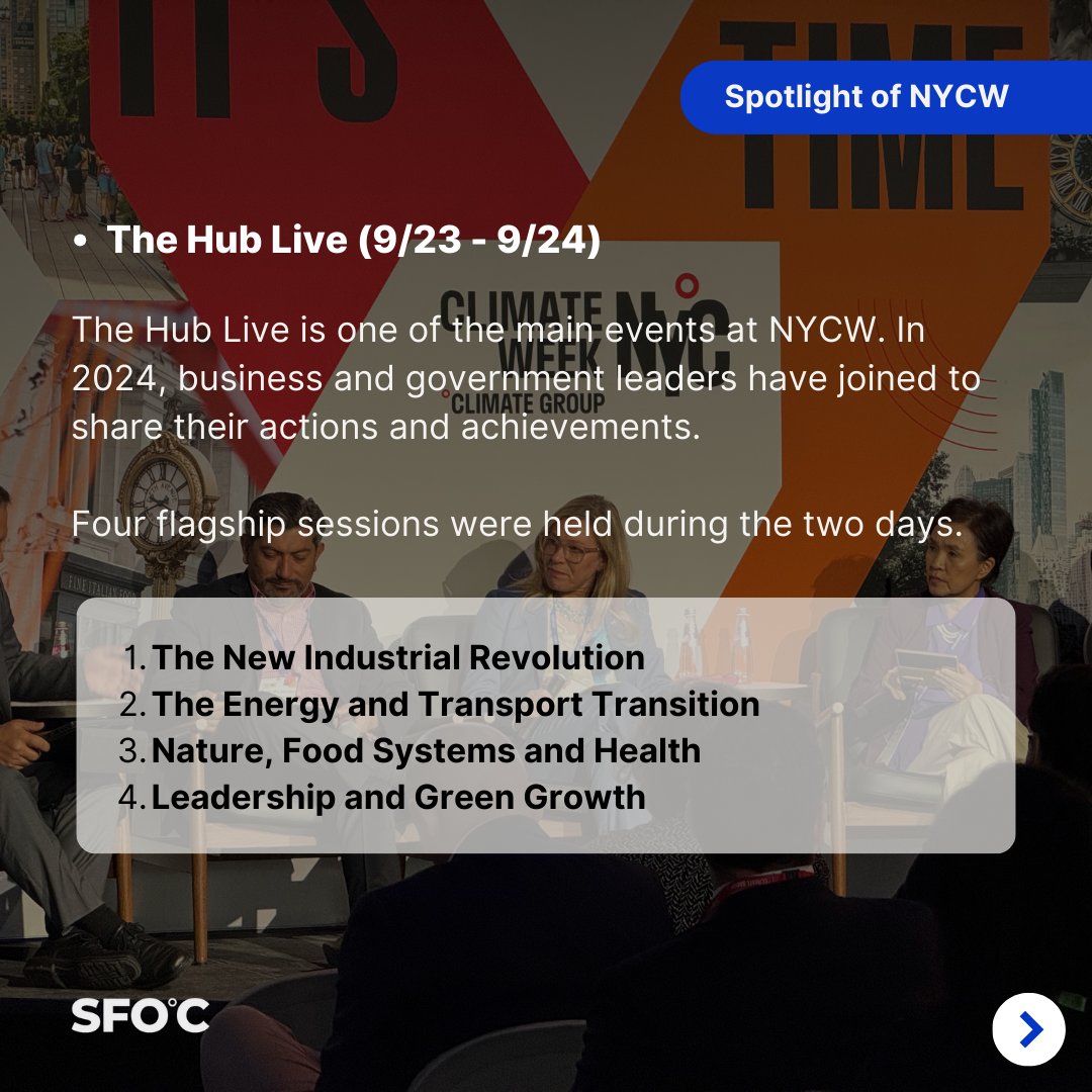 forourclimate's tweet photo. 📢What were the highlights of #ClimateWeekNYC?
#EnergyTransition, #ClimateFinance, #SteelDecarbonization and #Methane were the major topics.
The #YouthClimateStrike (Sept 20th) urged policymakers and corporates to stop fueling fossil fuels.
Read more: https://t.co/Z9XYZxfZfg https://t.co/UYmOjd6PJq