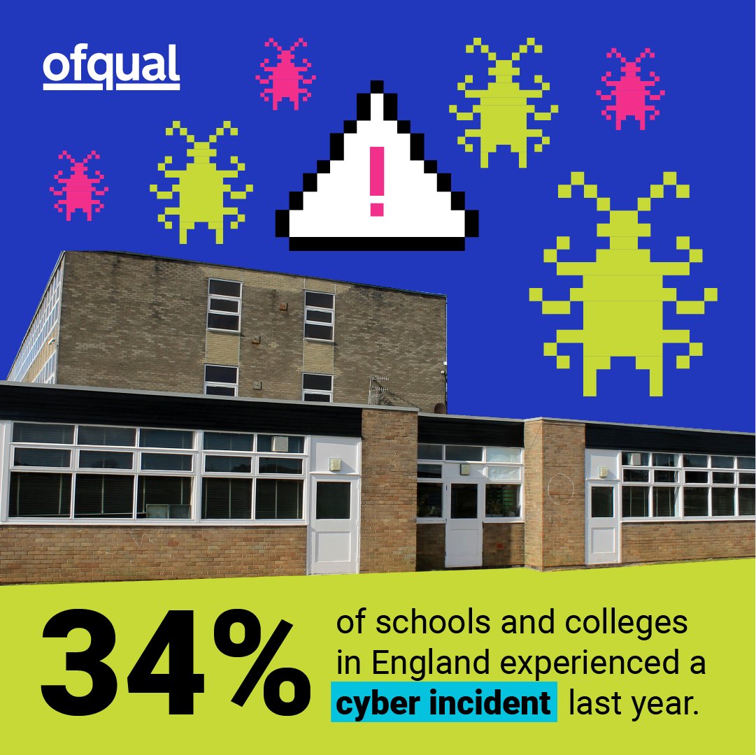 Schools are not always cyber safe, leaving them vulnerable to cyber incidents. 

However, 1 in 3 teachers did not have cyber security training last year. 

Play your part, be cyber smart.

Read our press release:

gov.uk/government/new… 

<a href="/educationgovuk/">Department for Education</a> <a href="/TeacherTapp/">Teacher Tapp</a>