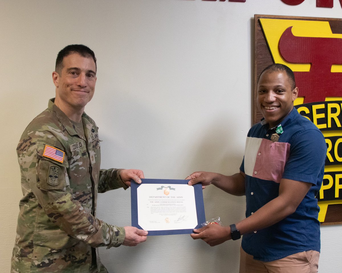 10thSG_Okinawa's tweet image. Congrats to SSG Rafique Hameed for earning the Army Commendation Medal for exceptional service at the Okinawa Law Center! #10thSupportGroup #ArmyPride