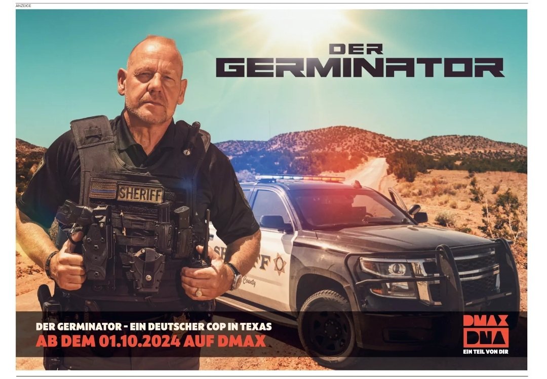 AConsumer4's tweet photo. Too bad when private TV does not understand the difference between "Germanator" and "Germinator". You wonder what to expect in that series 🤣🤣🤣
Seen in a newspaper today. https://t.co/Xt2p6DD0Su