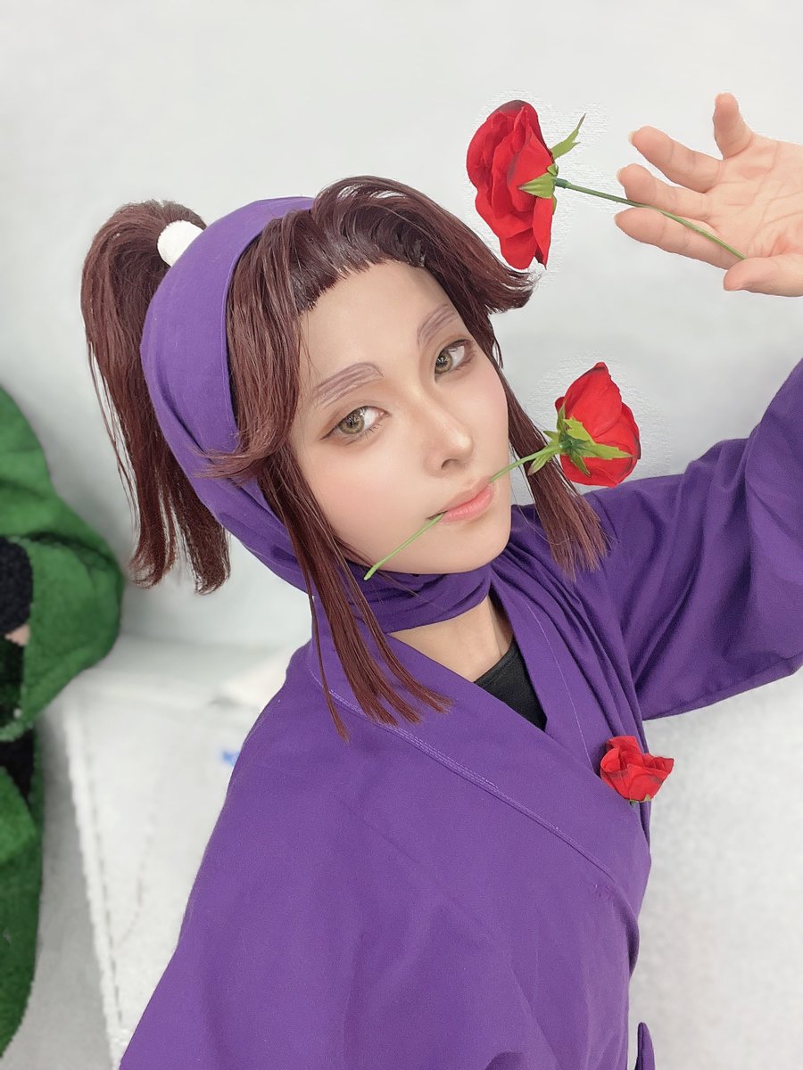 #アコスタ池袋

ス〜パ〜スタ〜！🌹✨
滝夜叉丸してきました〜！🥷🥚

初、忍たまコス〜！楽しかった〜😭🫰
七松先輩と併せできて幸せだった🥳
可愛い写真いっぱい撮ったから後であげたい〜☺️☺️☺️