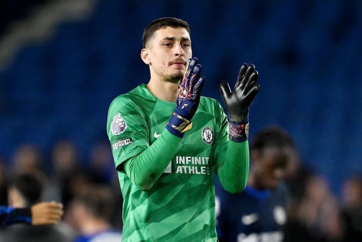 FabrizioRomano's tweet photo. 🔵✨ Djordje Petrović after one more excellent performance for Strasbourg: “That’s a goal, to become regular number one at Chelsea”.

“It’s one of the best teams in the world and I hope that will happen”. https://t.co/KydOBGMhB3