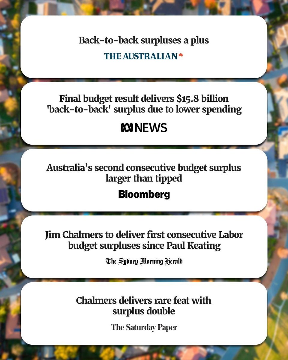 Have just held press conference with <a href="/SenKatyG/">Katy Gallagher</a> to announce the <a href="/AlboMP/">Anthony Albanese</a> <a href="/AustralianLabor/">Australian Labor</a> Govt’s responsible economic management has delivered a second consecutive budget surplus.  #auspol #ausecon
