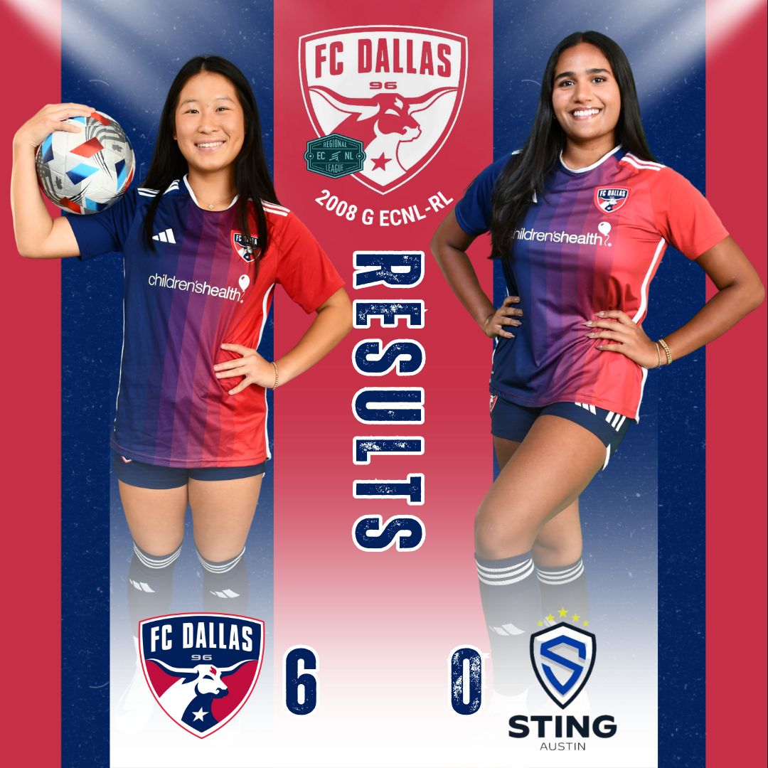 Awesome 6-0 win today! 🙌
Goals
⚽️<a href="/AnjaliGudavalli/">Anjali Gudavalli</a> 
⚽️<a href="/anna_fcd08/">anna li</a>
⚽️<a href="/bellamcneil08/">Isabella McNeil 🇺🇸🇳🇴</a>
⚽️Giselle Ortega
⚽️<a href="/KenzieLavender/">Kenzie Lavender</a> 
⚽️⚽️<a href="/lylab2027/">lyla bardwell</a>
Assists
🅰️Gisselle Ortega
🅰️🅰️<a href="/KenzieLavender/">Kenzie Lavender</a>
🅰️<a href="/lylab2027/">lyla bardwell</a>
🅰️ <a href="/SierraMallat/">Sierra Mallat</a> 
🅰️<a href="/TeaganPerot/">Teagan Perot</a>
<a href="/FCDGirlsECNL/">FC Dallas Girls ECNL</a> <a href="/FondrenJames/">James Fondren</a> <a href="/matt_martucci/">Matt Martucci</a>