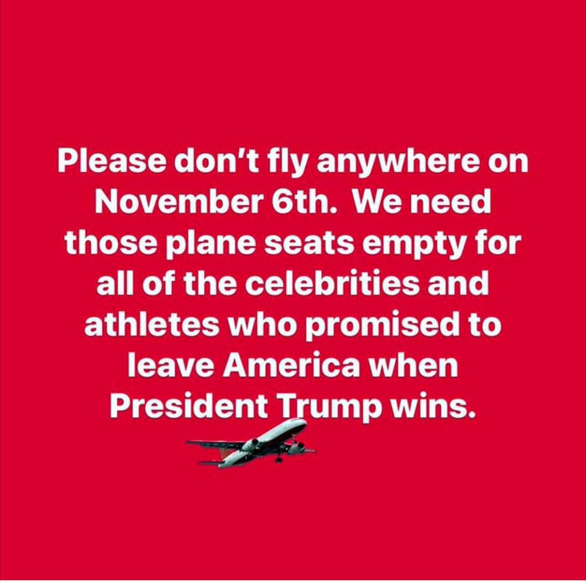 PatriotsDot's tweet photo. @DonaldTNews Since they are so concerned with climate change I’m sure they’ll fly commercial. https://t.co/anVLdKnCyM