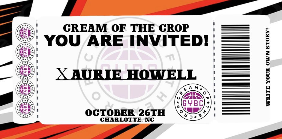 Class or 2031 Rocky River Middle School (OH) Aurie Howell has been INVITED to GYBC Cream of the Crop.