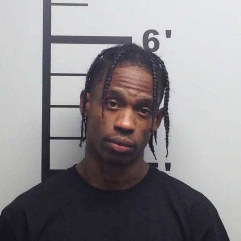 pedestrian's tweet photo. Travis Scott mugshots https://t.co/spPR7wTjQF