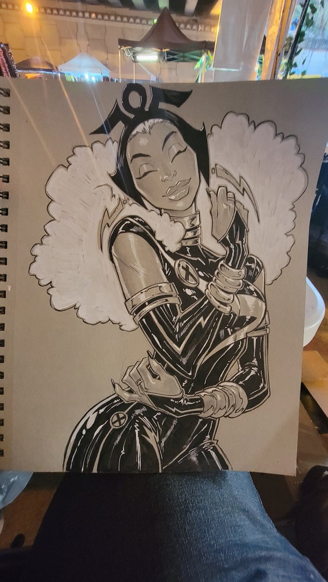 Storm Sketchbook Week pieces 4,5,&amp; 6 completes the tribute (for now). October ushers in my Swaptober Art Challenge so stay tuned for that. Peace ya'll