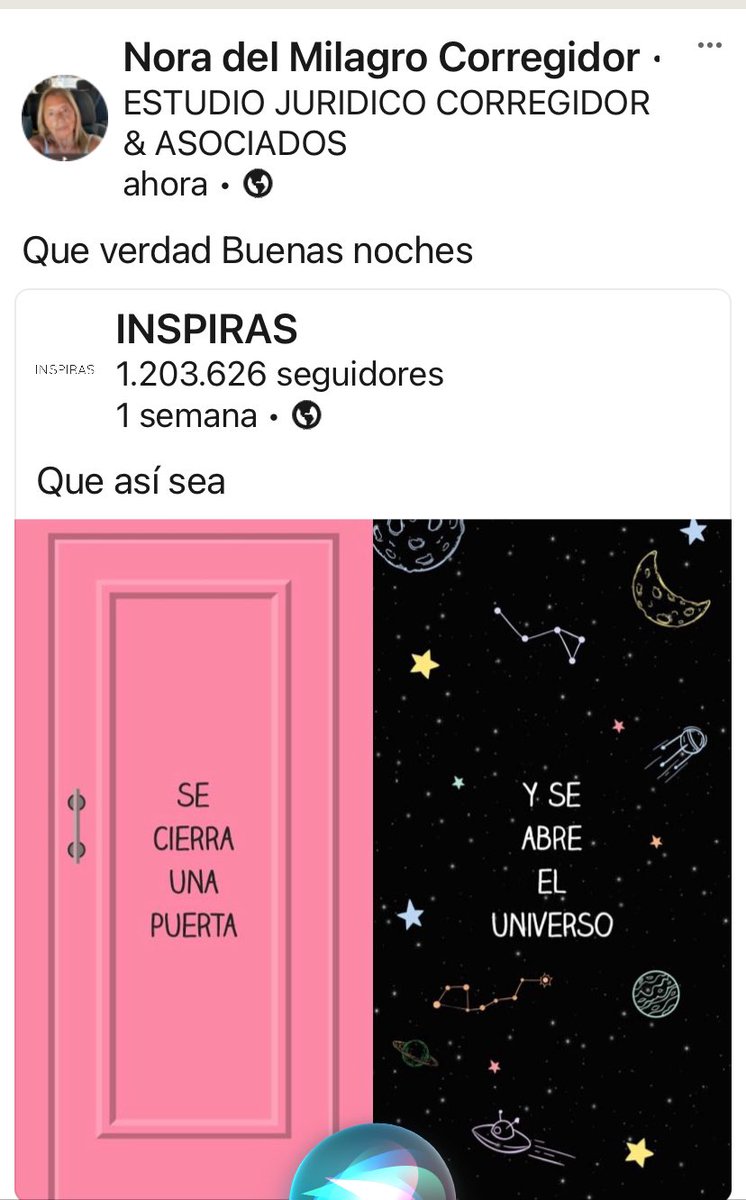 Así se dan las cosas