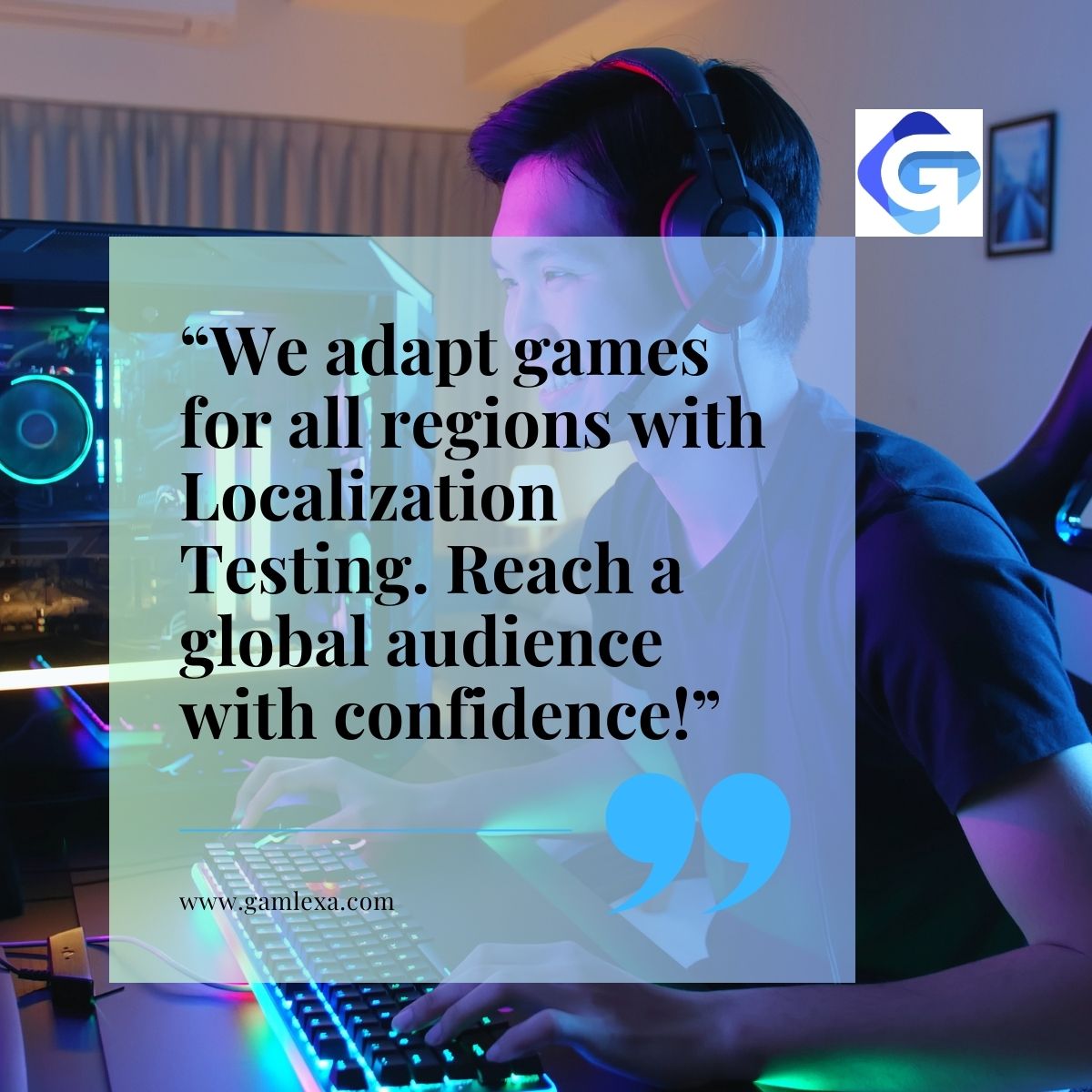 Gamlexaofficial's tweet image. Localization Testing is your gateway to a global audience. Ensure your game is ready for international success. #LocalizationTesting #GlobalGaming #GameLocalization gamlexa.com/services/
