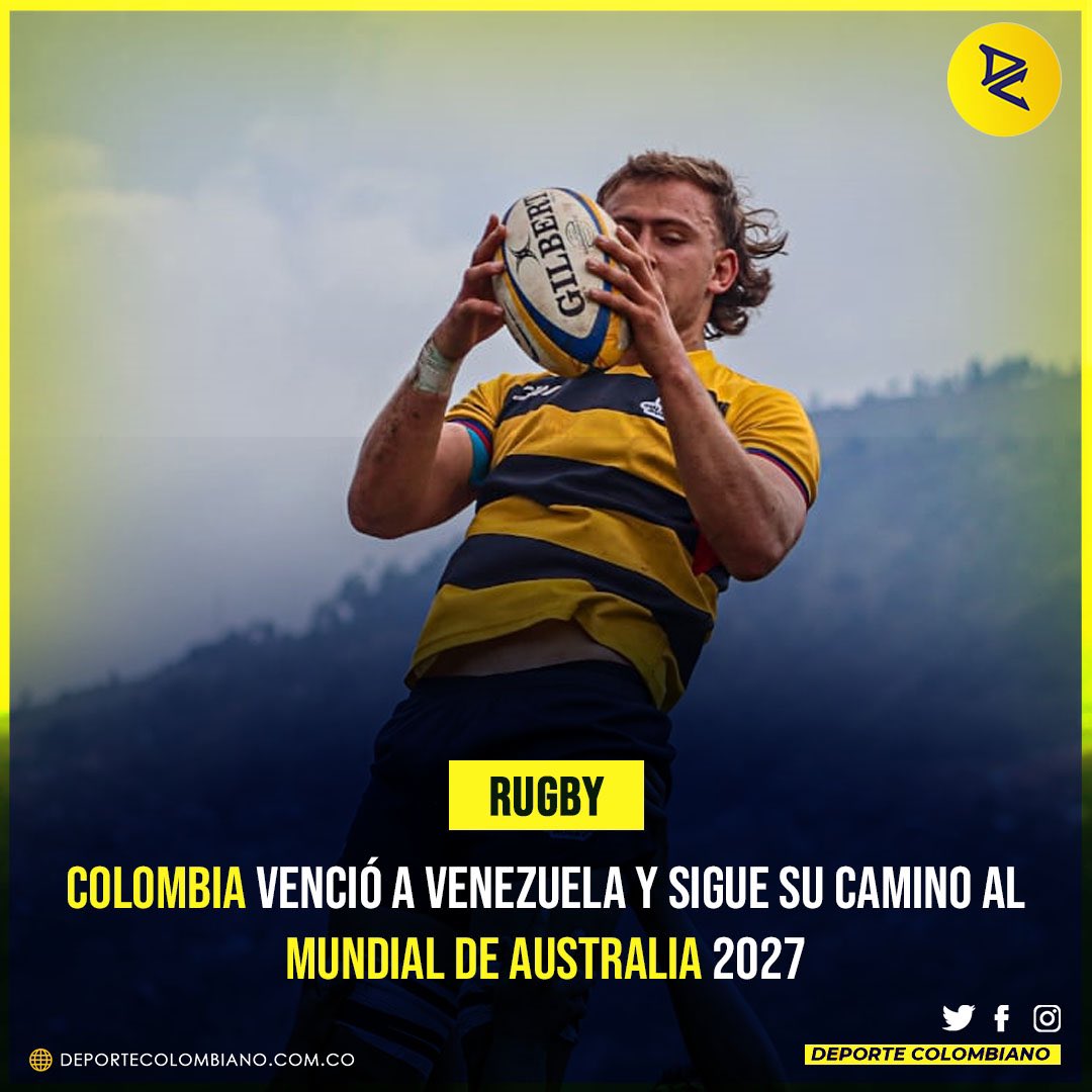 #Rugby 🏉 | ¡VICTORIA ⭐️! Colombia venció a Venezuela

Los tucanes mostraron un gran nivel en una nueva salida y consiguieron una nueva victoria ante Venezuela 50-5.

Con su triunfo, los nuestros siguen paso a paso en su camino a Australia 2027 y ahora enfrentarán a los Yacaras