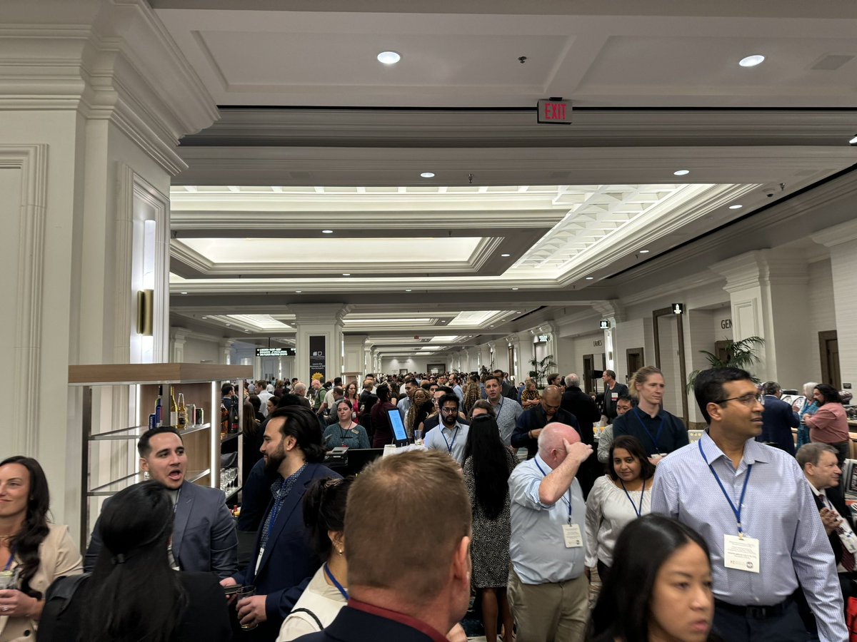 Section hall crawl is a success. All the different sections represented. Most attendees seem to be here. #ACEP24