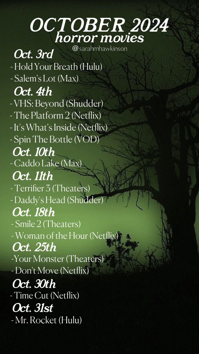 sarahmhawkinson's tweet photo. sorry I will be unavailable all October, please leave a message. https://t.co/6VfQuH9Etg