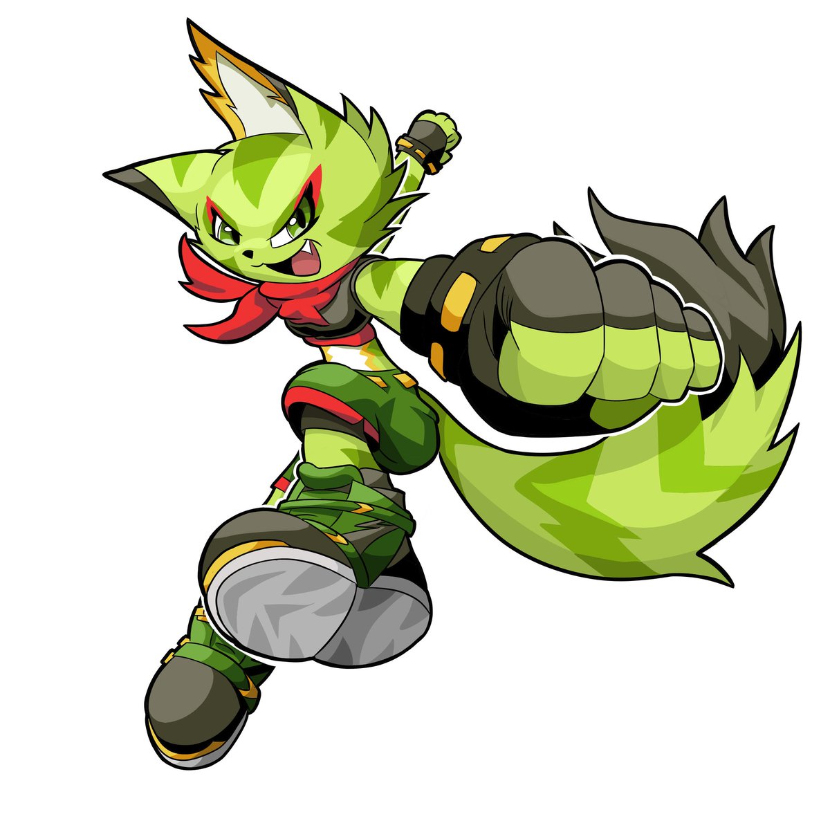 Freedom Planet 2 Carol Tea