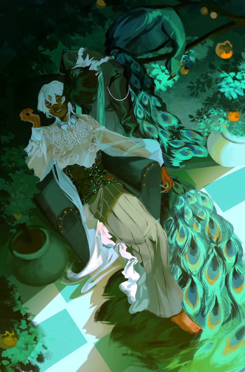 my full piece for #oohchiczine !! go check everyone's work out :]