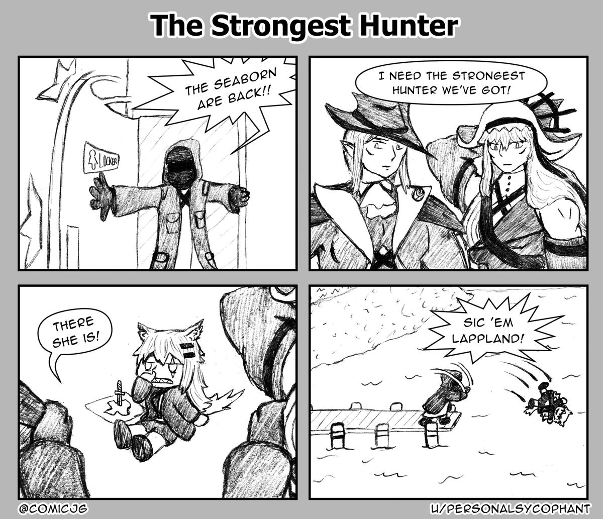 ComicJg's tweet photo. The Strongest Abyssal Hunter #ArknightsFanArt #gladiia #specter #Lappland #contingencycontract https://t.co/cchF7HFQMK