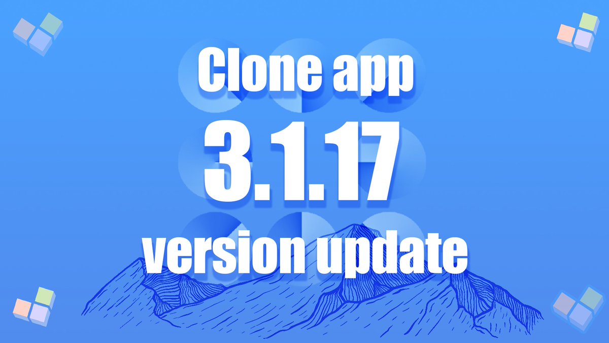 cloneapp_app's tweet image. Clone App Play Store Version 3.1.17 Update Announcement:

Thank you for your continued support for Clone App. The Clone App Play Store version has been updated to version 3.1.17.

Clone App Play Store Version Download Link: Clone App Google Download Link: play.google.com/store/apps/det…