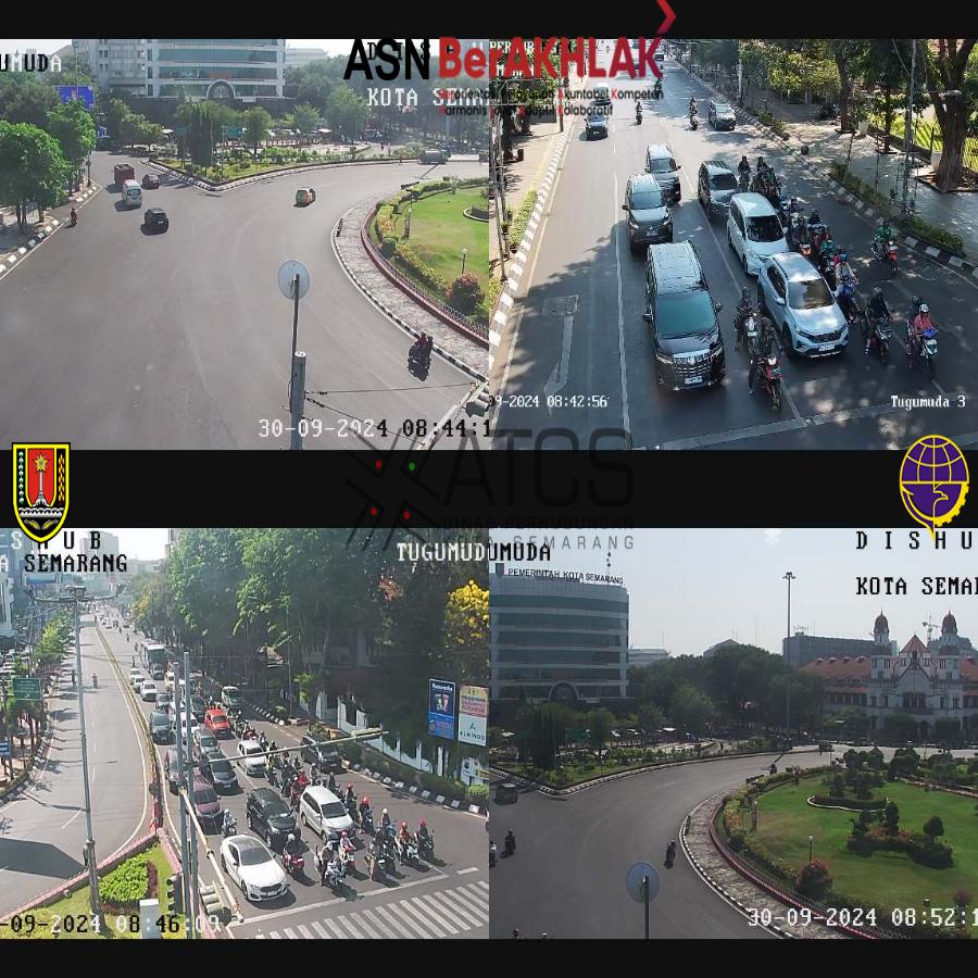 08.55 WIB , rus Lalu  lintas di Bundaran Tugu Muda terpantau ramai lancar dari segala simpang.  Tetap patuhi rambu-rambu lalu lintas, selamat beraktivitas

@mbakitasmg
@dishubkotasmg

#lalinsmg
#atcskotasmg
#Semarang
#pemerintahkotasemarang
#pemkotsemarang