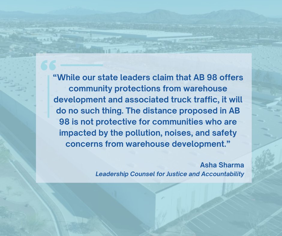 We are disappointed <a href="/CAgovernor/">Governor Gavin Newsom</a> <a href="/GavinNewsom/">Gavin Newsom</a> signed #AB98 today, ignoring the concerns of community-based organizations and environmental organizations throughout #California.

Read our full statement here👇🏽
leadershipcounsel.org/governor-newso…