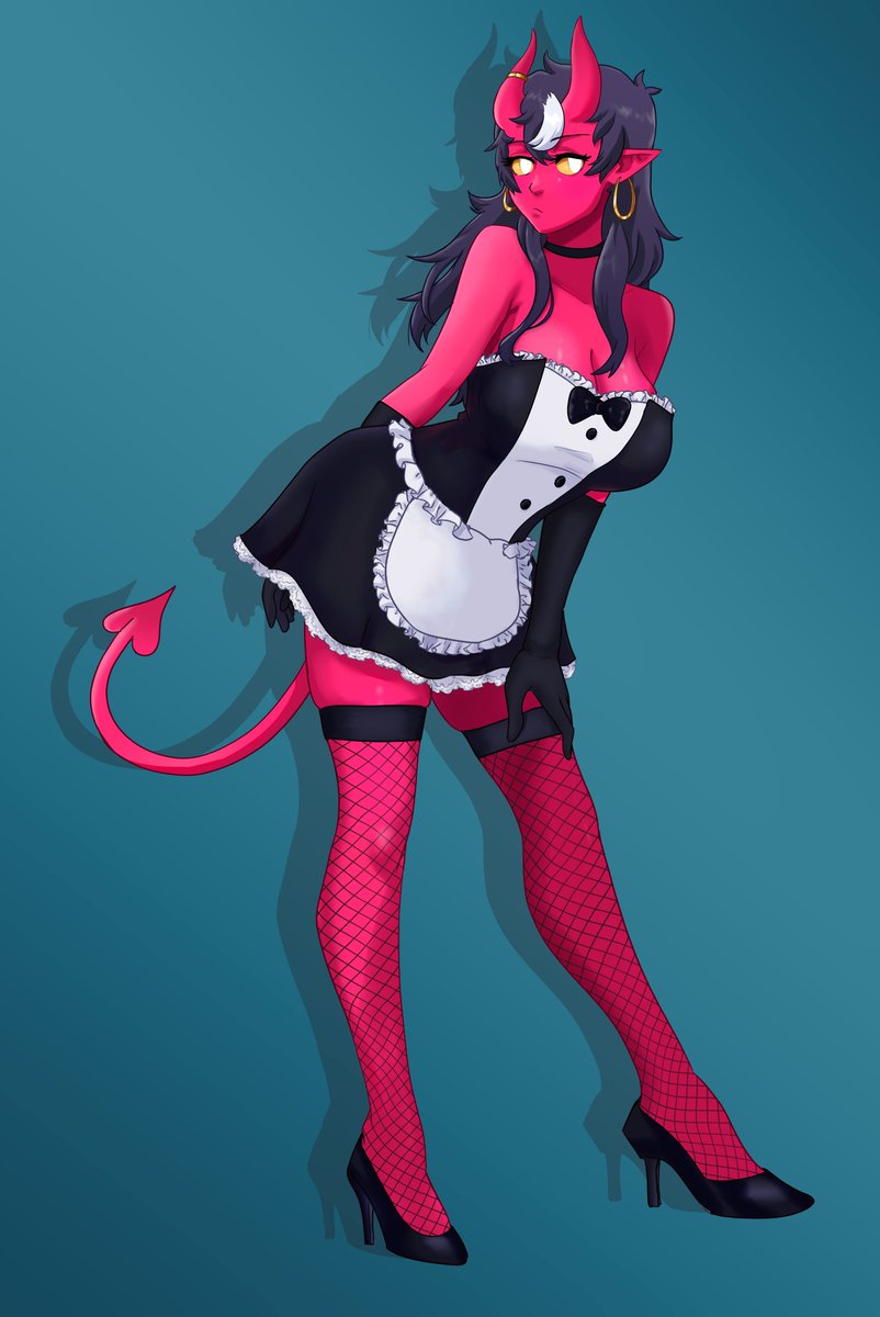 Multina is born... Thank you @multi_vtuber for the request! 

#CaptainFreeDraws #Multarts