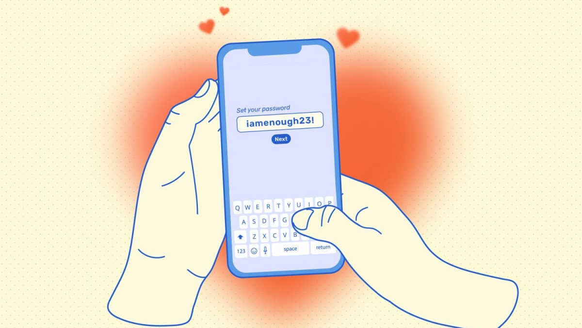 ChannelNewsAsia's tweet photo. Gen Zen: It may seem small, but here's how setting passwords with positive messages boosted my confidence https://t.co/swt3k9NZ9r https://t.co/bExuHUEh2X
