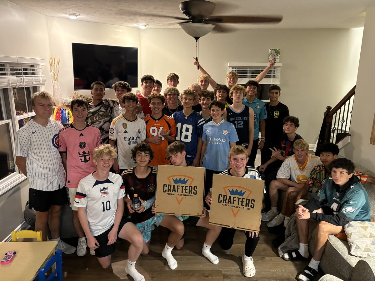 Got to watch the draw as a team tonight! Thanks for feeding us, Crafters!