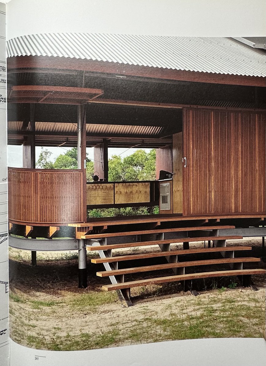 architext14's tweet image. Murcutt designing in section…. 4 plan sections through the entry. Marika Alderton house.