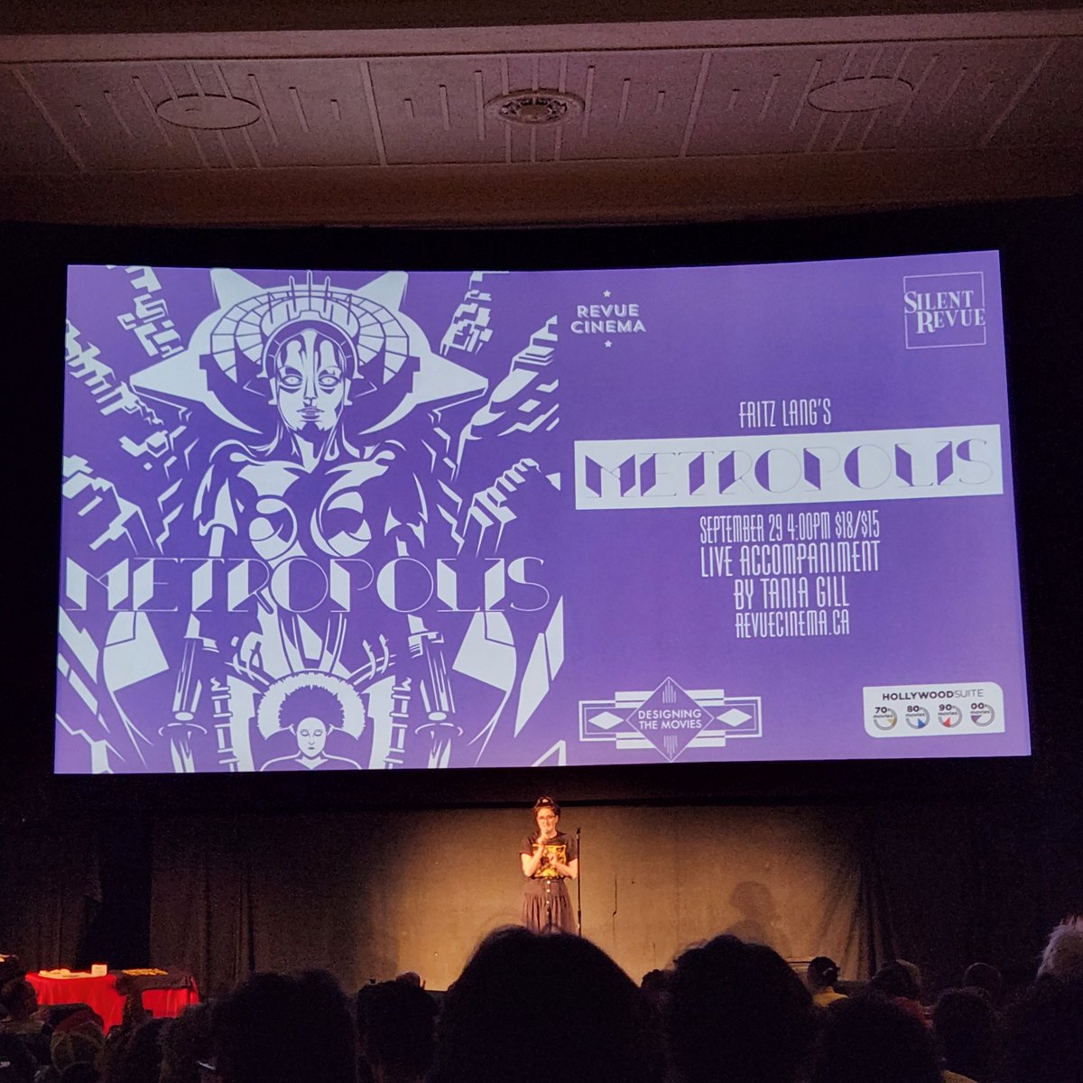 Watched Metropolis at <a href="/RevueCinema/">Revue Cinema</a> today. Tania Gill performed a live accompaniment on the piano and was phenomenal. Thank you Alicia Fletcher <a href="/SilentRevue/">Silent Revue</a>