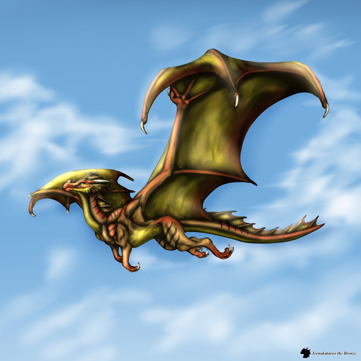 Practicing more dragons. This isn't anyone in particular, just kind of drew in features and assigned a palette according to how I was feeling