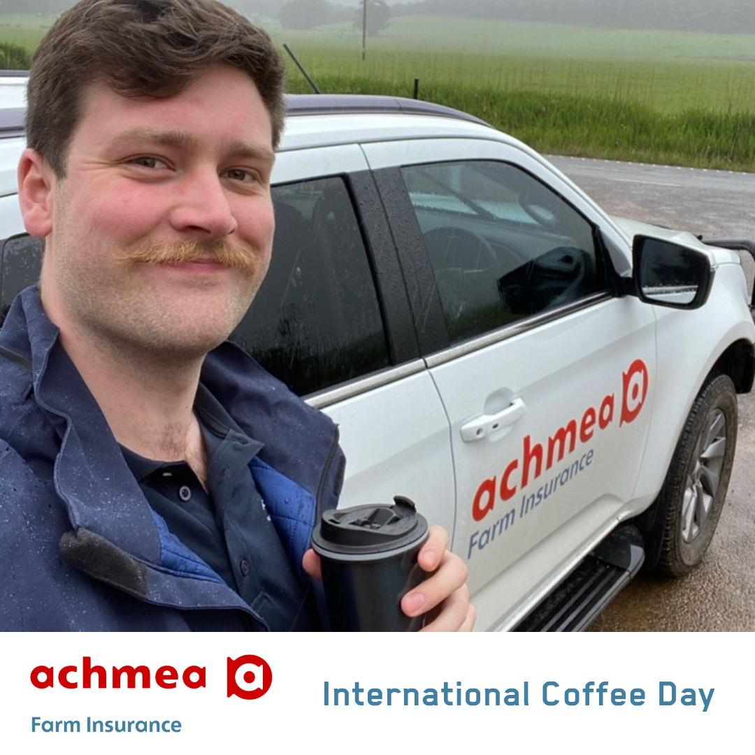 Happy International Coffee Day! "There's nothing quite like connecting with farmers over a cup of coffee, discussing their unique #farminsurance needs," Alec Jones said. "It’s these personal connections that really make all the difference." 
#KeepingFarmersFarming