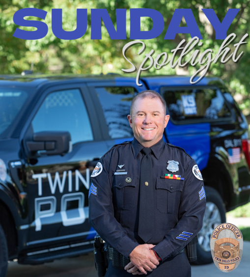 TwinFallsPD's tweet photo. Sunday Spotlight – Sgt. Hendrickson started with us in Jan 2003 as a Patrol Officer. He currently oversees our Special Investigations Unit and SWAT Team. Thank you, Sgt. Hendrickson, for your hard work and dedication. #SundaySpotlight #thankyou #hardwork #commitment #SWAT #TFPD https://t.co/BXMLPJ7jik
