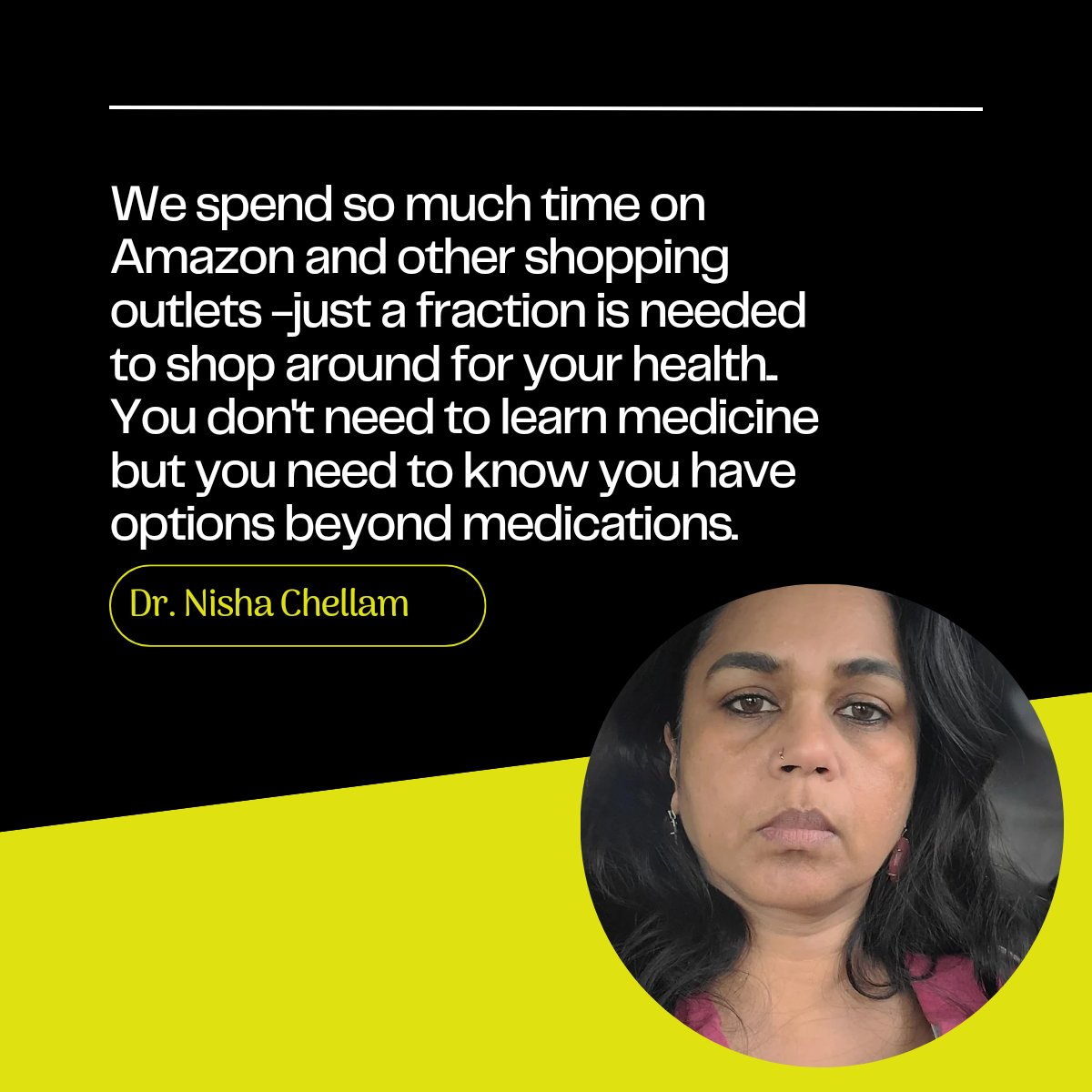 Taking a medicine is just one of the options. Resolving a disease is also an option.