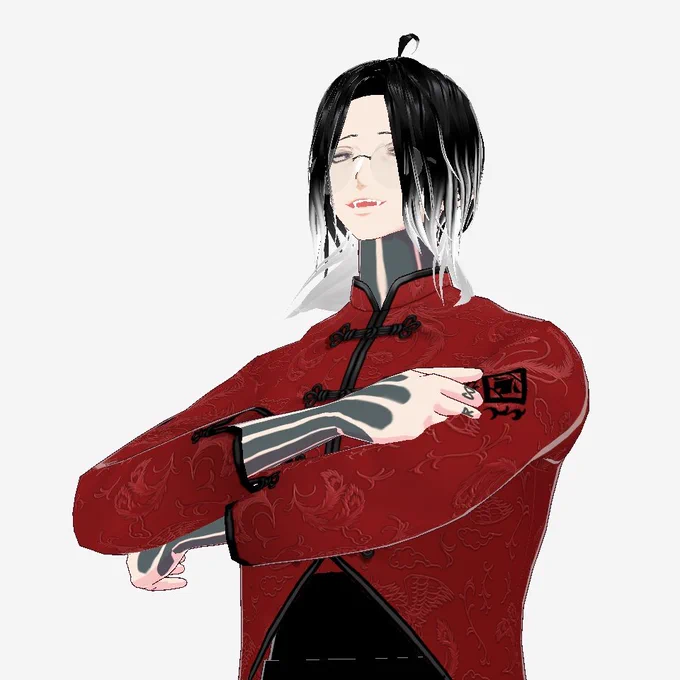 背中ガバ開きVroid俺('◉◞౪◟◉) 