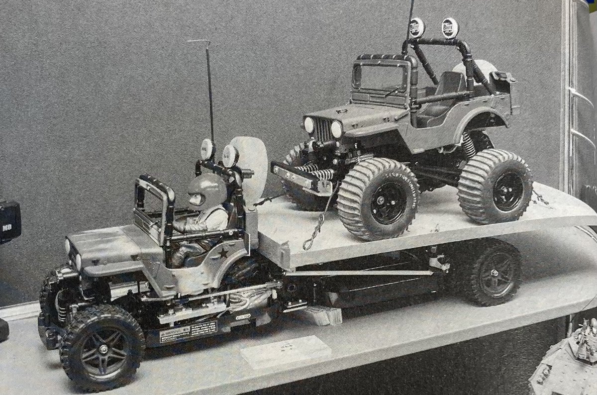 73papa1971's tweet photo. #RCマガジン
#RCworld
#タミヤプラモデルファクトリー
#モデラーズコンテスト
#懐かしい
9年前はこんなの作ってたんだなあ
荷台に乗ってるのは初めて買ってもらったワイルドウィリス https://t.co/RCIaHqvlV1