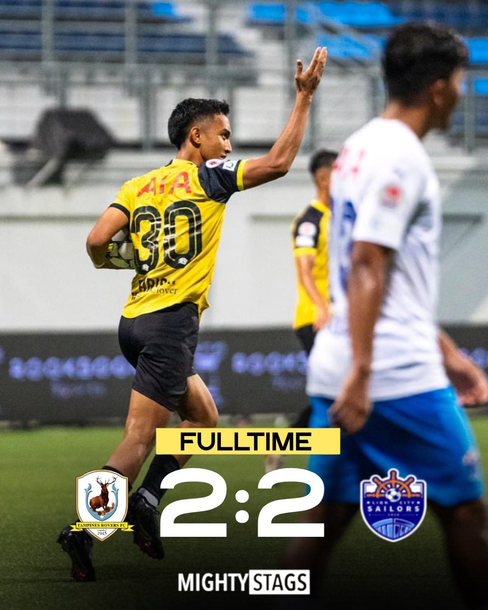 Points shared #BGTR #bgtampinesrovers #mightystags #SPL