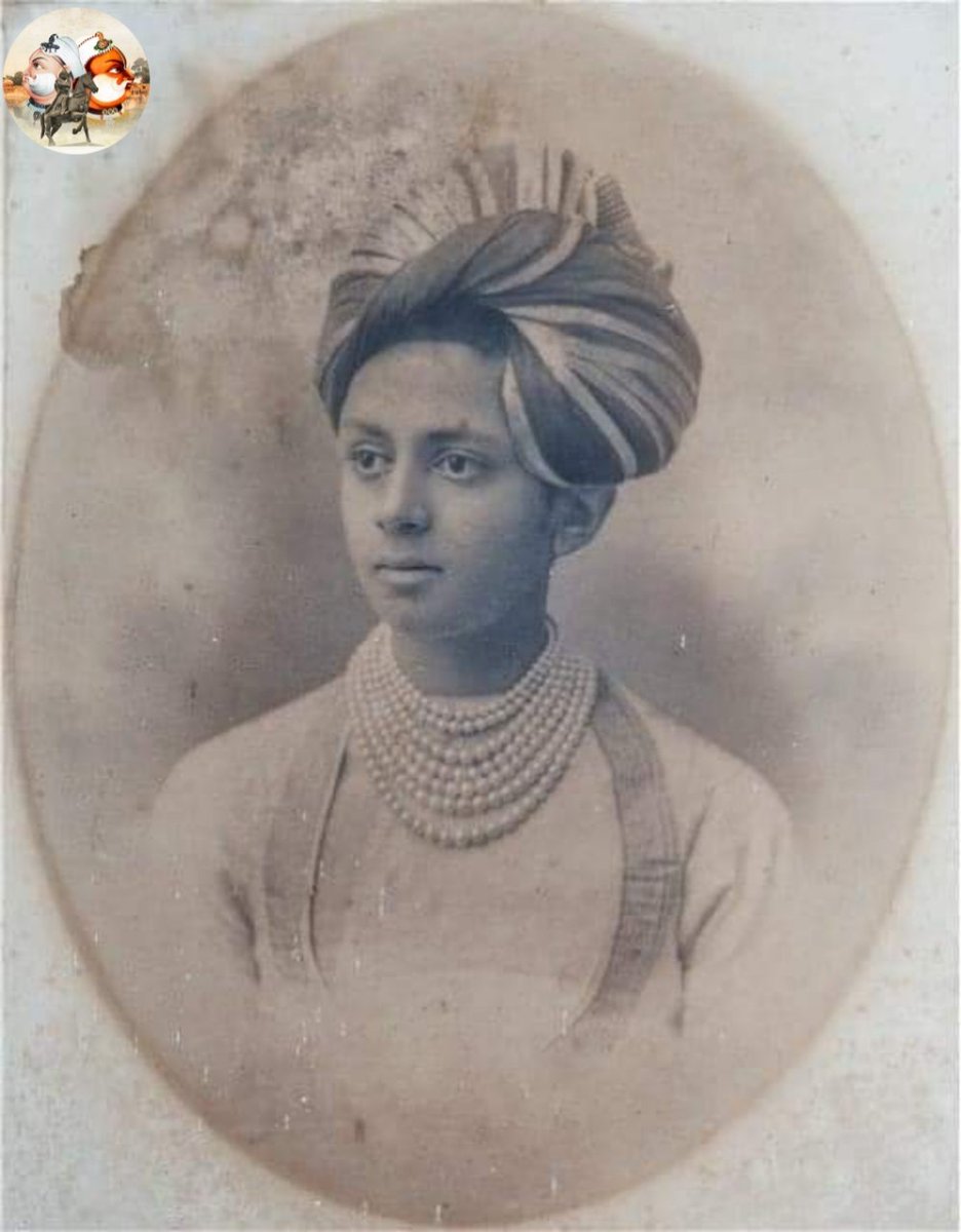 MSurajmal1's tweet photo. Photograph of the young Maharaj Rana Uday Bhanu Singh of Dholpur, wearing a turban and pearl necklaces.
( Dholpur Royal Family)
#maharajaofdholpur ,#maharaja,#maharajrana ,#dholpurroyalfamily ,#dholpur ,#dholpurstate ,#princelystate ,#jatchiefs ,#pearlnecklace ,#jatt,#bamrolia https://t.co/BkaYHpGACT