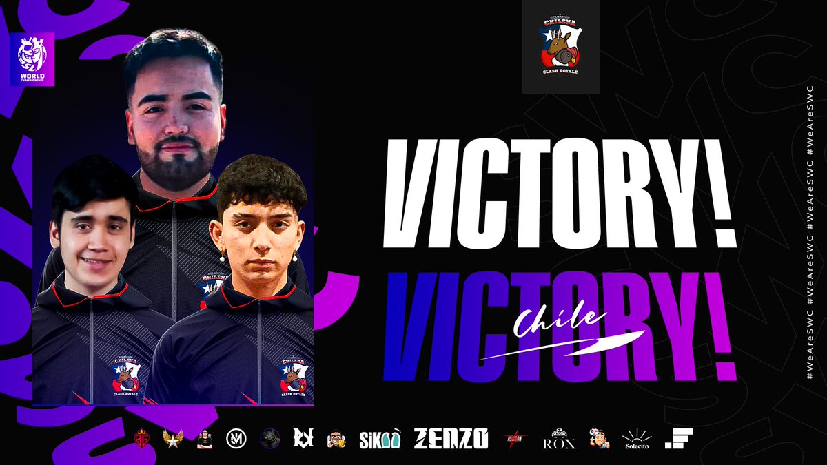 Supremacy League (@cr_supremacy) on Twitter photo ๐ฃ ๐๐๐๐๐๐ ๐ - ๐๐๐ ๐
๐ฏ ๐๐๐๐๐ ๐
CHI-CHI-CHI-LE-LE-LE ๐ฅณ!!! The South American squad does it again, managing to close out a very close match in terms of skill. Their goat, <a href="/NiCoLaS_CH22/">NiCoLaS</a>, won the final set, and Chile adds 2 more points in the world championship! ๐ฃ ๐๐๐๐๐๐ ๐ - ๐๐๐ ๐
๐ฏ ๐๐๐๐๐ ๐
CHI-CHI-CHI-LE-LE-LE ๐ฅณ!!! The South American squad does it again, managing to close out a very close match in terms of skill. Their goat, <a href="/NiCoLaS_CH22/">NiCoLaS</a>, won the final set, and Chile adds 2 more points in the world championship!