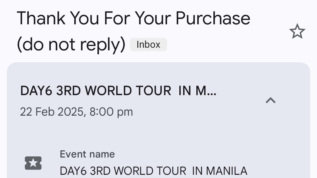 dearsungjin's tweet photo. worst ticketing experience 😭 but see you again day6!!! see you sungjin 🥹😭😭😭 https://t.co/g5Kk7qz9Rx